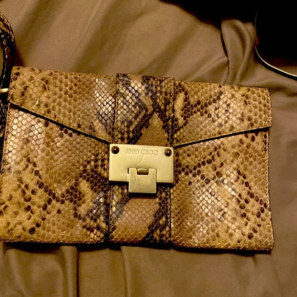 Authentic Jimmy choo gently used clutch purse - Picture 1 of 2